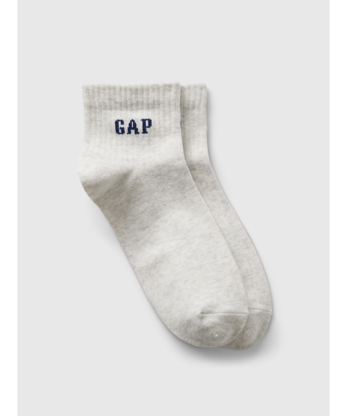 GAP(ギャップ)の「GAPロゴ クオーター クルーソックス(ソックス/靴下・レディース・グレー/ブラック/ブルー/レッド/ネイビー/グリーン/ライラック/ワイン/ライトブルー/ホワイト・M/L/S/M)」の3枚目の写真