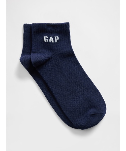 GAP(ギャップ)の「GAPロゴ クオーター クルーソックス(ソックス/靴下・レディース・グレー/ブラック/ブルー/レッド/ネイビー/グリーン/ライラック/ワイン/ライトブルー/ホワイト・M/L/S/M)」の6枚目の写真