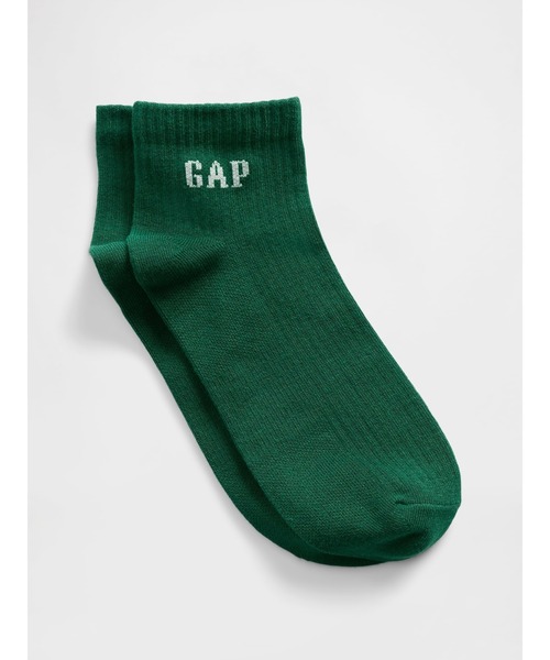 GAP(ギャップ)の「GAPロゴ クオーター クルーソックス(ソックス/靴下・レディース・グレー/ブラック/ブルー/レッド/ネイビー/グリーン/ライラック/ワイン/ライトブルー/ホワイト・M/L/S/M)」の4枚目の写真