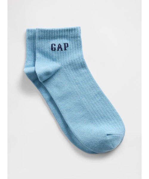GAP(ギャップ)の「GAPロゴ クオーター クルーソックス(ソックス/靴下・レディース・グレー/ブラック/ブルー/レッド/ネイビー/グリーン/ライラック/ワイン/ライトブルー/ホワイト・M/L/S/M)」の5枚目の写真