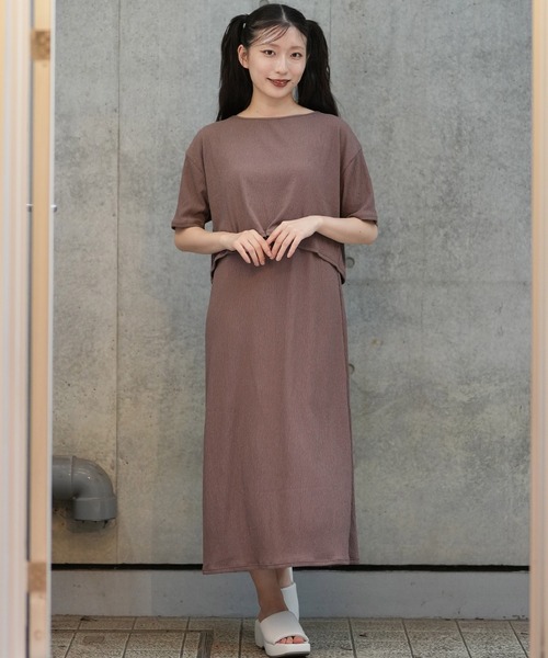 Ocean Pacific（オーシャンパシフィック）の「OP/オーピー 水陸両用 ワンピース 2点セット 524445（ワンピース・レディース・ブルー/グレー/ブラウン・M）」の4枚目の写真