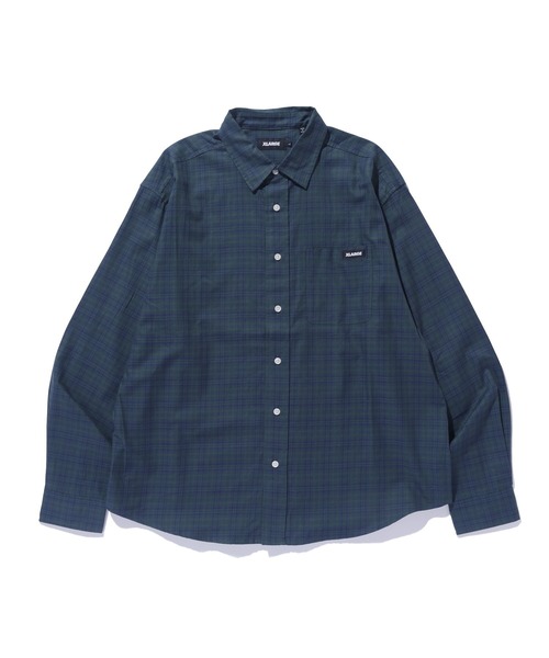 XLARGE(エクストララージ)の「PLAID L/S SHIRT(シャツ/ブラウス・メンズ・ブラック/グリーン/ブラウン・XL/L/M/S)」の3枚目の写真