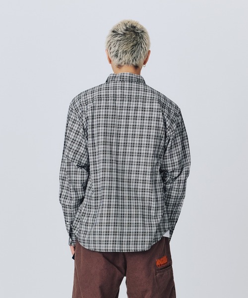 XLARGE(エクストララージ)の「PLAID L/S SHIRT(シャツ/ブラウス・メンズ・ブラック/グリーン/ブラウン・XL/L/M/S)」の12枚目の写真