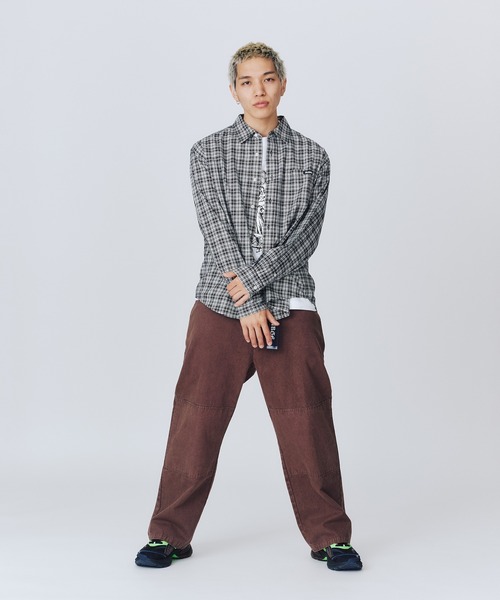 XLARGE(エクストララージ)の「PLAID L/S SHIRT(シャツ/ブラウス・メンズ・ブラック/グリーン/ブラウン・XL/L/M/S)」の13枚目の写真