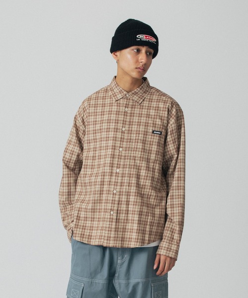 XLARGE(エクストララージ)の「PLAID L/S SHIRT(シャツ/ブラウス・メンズ・ブラック/グリーン/ブラウン・XL/L/M/S)」の14枚目の写真