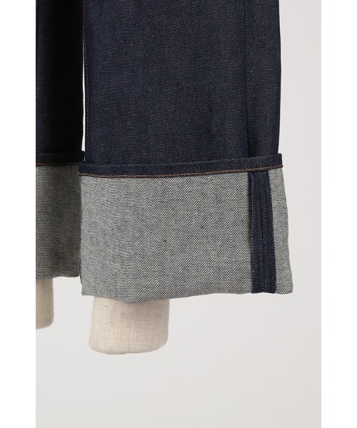 1chaku.(イッチャク)の「クロップドハイウエストロールアップデニム(デニムパンツ・レディース・ブラック/インディゴブルー・マルチサイズ)」の18枚目の写真