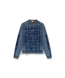 【美品未使用】定価約7万　タグ無　ディーゼル　セーター　立体ロゴ ディーゼル DIESEL ロゴパッチ ルーズフィット 長袖 ニット