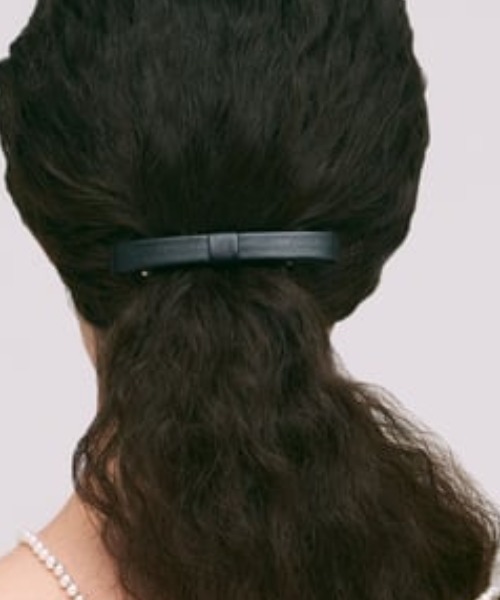 IRIS47（イリスフォーセブン）の「【IRIS47】 note barrette / ノート バレッタ（バレッタ/ヘアクリップ・レディース・キャメル/ブラック系・FREE）」の6枚目の写真