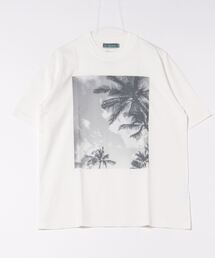 Hula Lani（フララニ）の「【Hula Lani Hawaii】モノクログラフィックプリント ケミカル加工TEE（Tシャツ/カットソー・メンズ）」