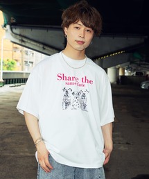 Beno（ビーノ）の「シルキータッチビックシルエットマルチプリントTシャツ（Tシャツ/カットソー）」