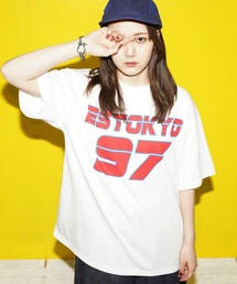 Beno（ビーノ）の「シルキータッチビックシルエットマルチプリントTシャツ（Tシャツ/カットソー）」