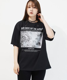 Beno（ビーノ）の「シルキータッチビックシルエットマルチプリントTシャツ（Tシャツ/カットソー）」
