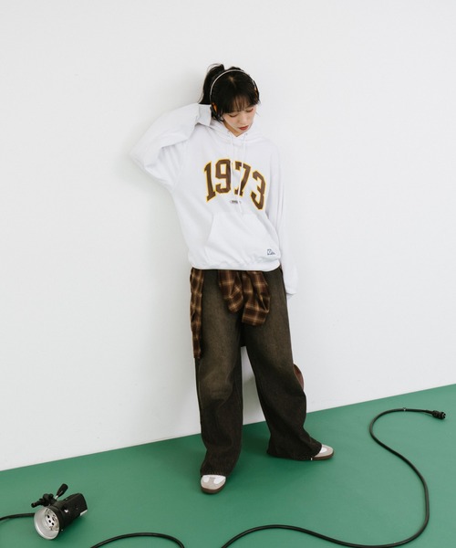 DISCUS（ディスカス）の「【DISCUS別注】裏毛プリントパーカー（パーカー・メンズ・グレー/ネイビー/ホワイト・LARGE/MEDIUM）」の12枚目の写真