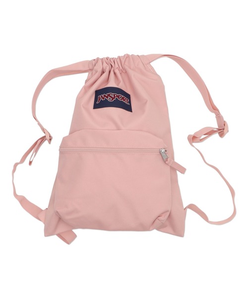 JANSPORT（ジャンスポーツ）の「WEGO/JANSPORT　DRAWSACK（バックパック/リュック・レディース・ブラック/ネイビー/ライトピンク・FREE）」の13枚目の写真