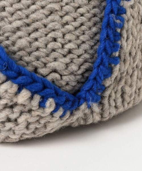 BEAMS BOY（ビームスボーイ）の「2トーン イヤー キャップ（ニットキャップ/ビーニー・レディース・ブラック/グレー/オフホワイト・ONE SIZE）」の13枚目の写真