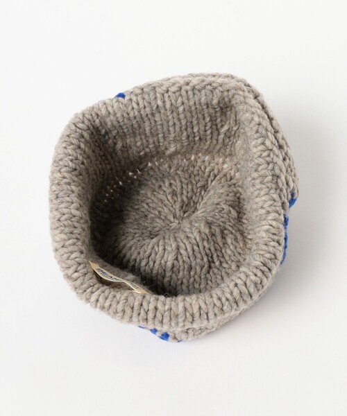 BEAMS BOY（ビームスボーイ）の「2トーン イヤー キャップ（ニットキャップ/ビーニー・レディース・ブラック/グレー/オフホワイト・ONE SIZE）」の14枚目の写真