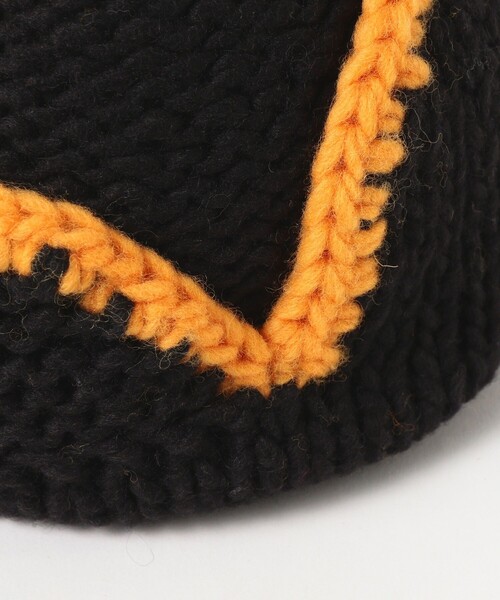 BEAMS BOY（ビームスボーイ）の「2トーン イヤー キャップ（ニットキャップ/ビーニー・レディース・ブラック/グレー/オフホワイト・ONE SIZE）」の18枚目の写真