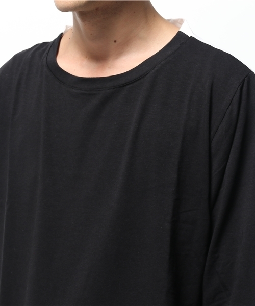 DANKE SCHON（ダンケシェーン）の「DankeSchon/ダンケシェーン/PanelRoundZip L/S T-Shirts（Tシャツ/カットソー・メンズ・ホワイト/ブラック/その他・FREE）」の7枚目の写真