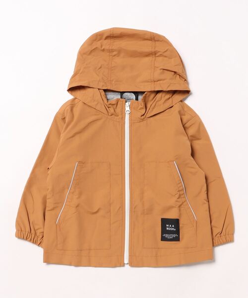 maarook（マルーク）の「【フード収納可】タフタマウンテンパーカー（ブルゾン・キッズ・ベージュ/オレンジ・110cm/120cm/130cm/100cm）」の16枚目の写真