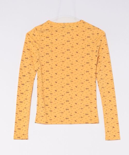 i-dare(アイディア)の「【i-dare】小花柄 カットソー(Tシャツ/カットソー・レディース・イエロー・SMALL/MEDIUM/LARGE)」の5枚目の写真