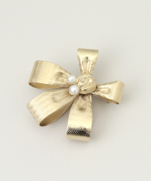 IENA JUNCO PARIS ジュンコパリ ブローチribbonbroach IENA（イエナ）の「Junco Paris/ジュンコパリ ribbon broach