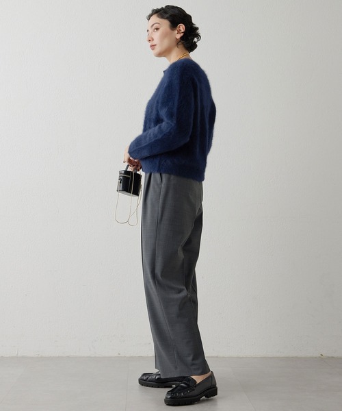 Whim Gazette（ウィムガゼット）の「カシミヤ混ファーニットジャケット