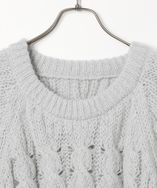 M_jewelryさま　専用 セール】フトケーブルチュニックニット 149618（ニット/セーター