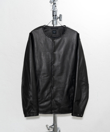 EDIFICE | ネイキッドラムレザー カーディガン(ライダースジャケット)