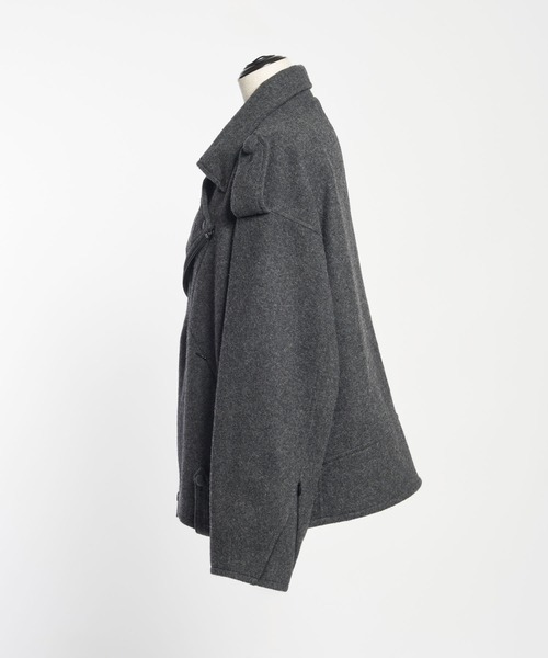 gomme(ゴム)の「モッサ ビッグライダース(ライダースジャケット・メンズ・ブラック/チャコールグレー・MEDIUM)」の11枚目の写真