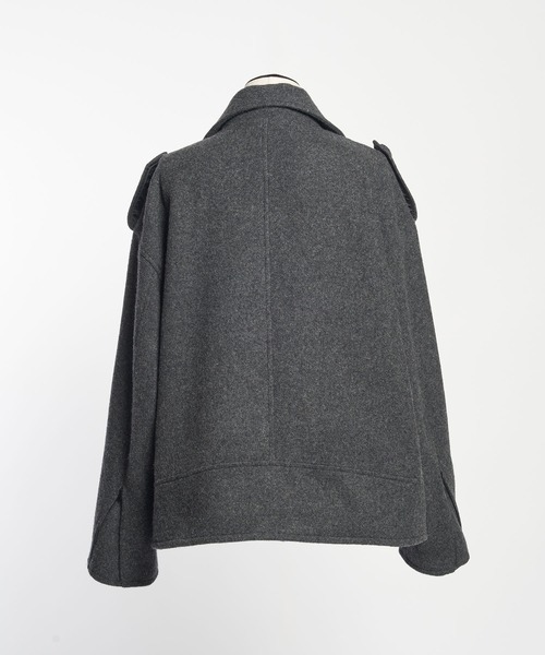 gomme(ゴム)の「モッサ ビッグライダース(ライダースジャケット・メンズ・ブラック/チャコールグレー・MEDIUM)」の12枚目の写真