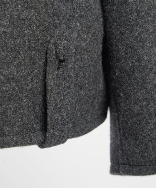 gomme(ゴム)の「モッサ ビッグライダース(ライダースジャケット・メンズ・ブラック/チャコールグレー・MEDIUM)」の17枚目の写真