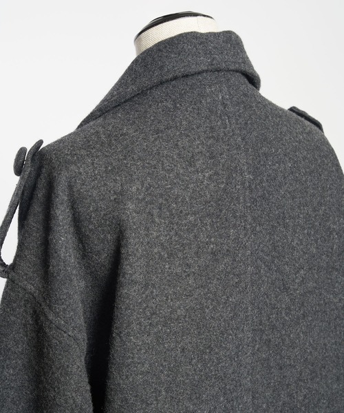 gomme(ゴム)の「モッサ ビッグライダース(ライダースジャケット・メンズ・ブラック/チャコールグレー・MEDIUM)」の18枚目の写真