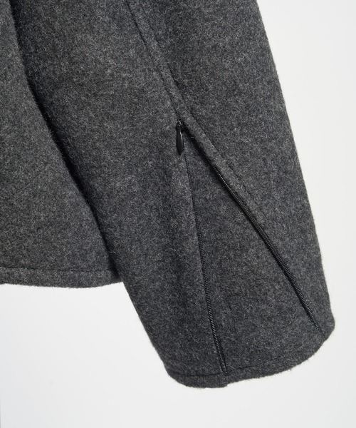 gomme(ゴム)の「モッサ ビッグライダース(ライダースジャケット・メンズ・ブラック/チャコールグレー・MEDIUM)」の19枚目の写真