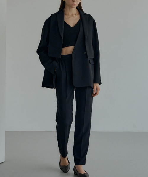 Multiway 3pieces pants dress(パンツドレス)|LE'RURE(リルアー Multiway 3pieces pants dress(パンツドレス)|LE'RURE(リルアー