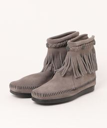 Minnetonka(~lgJ)́sMINNETONKAtnC gbv obN Wbp[ HI TOP BACK ZIP BOOTS(u[c)