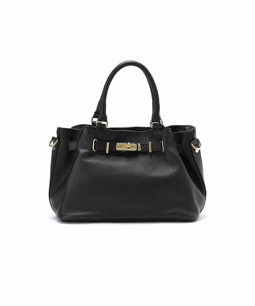 La TOTALITE(ラトータリテ)の「【MILOS/ミロス】金具付きトートバッグ(トートバッグ・レディース・ブラック/ベージュ系その他・FREE)」の7枚目の写真