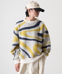 Marble crew neck sweater / マーブルクルーネックセーター UNISEX