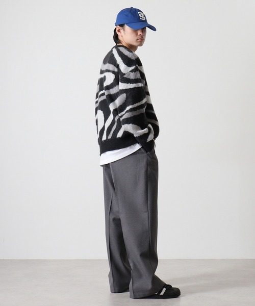 Jungle Storm(ジャングルストーム)の「Marble crew neck sweater / マーブルクルーネックセーター UNISEX(ニット/セーター・メンズ・ブラック/ブルー/イエロー・M/L)」の17枚目の写真