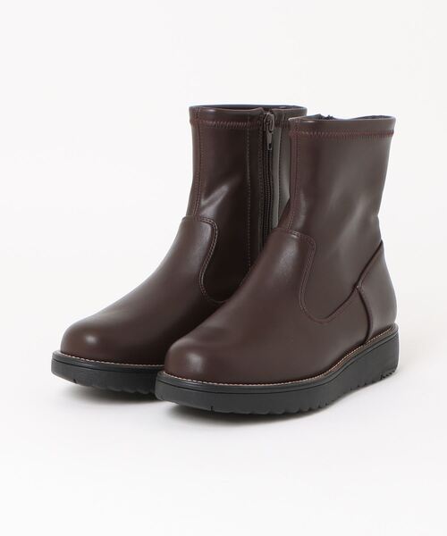 HEAL ME（ヒールミー）の「HEAL ME ヒールミー レディース ストレッチブーツ【幅広3E/滑りにくい/暖か裏起毛】 224414（ブーツ・レディース・ベージュ系その他/ブラウン/ブラック・24.0cm/23.5cm/23.0cm/22.5cm/25.5cm/25.0cm/24.5cm）」の6枚目の写真