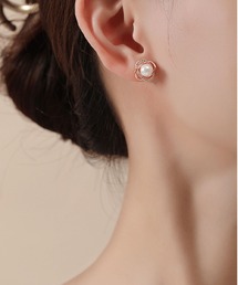 YU-KA:デザインパールピアス