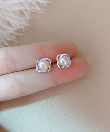 YU-KA:デザインパールピアス
