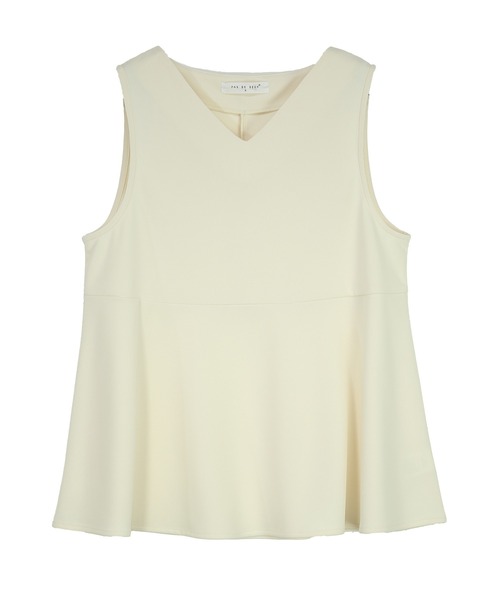 and it_（アンドイット）の「梨地ペプラムプルオーバーベスト（ベスト・レディース・アイボリー/ラベンダー/ブラック/ネイビー・M/L）」の21枚目の写真