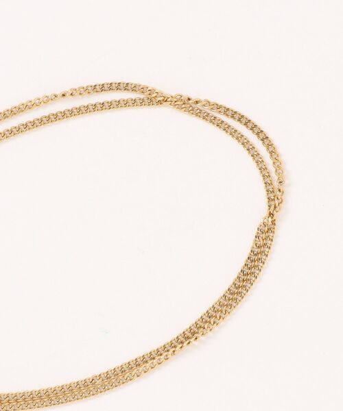 DIESEL(ディーゼル)の「ディーゼル アクセサリー ユニセックス ネックレス DX1567710(ネックレス・メンズ・GOLD ・FREE)」の4枚目の写真