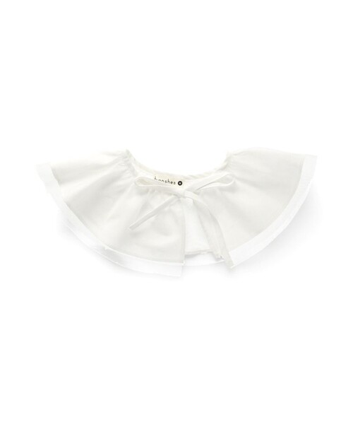 BRANSHES(ブランシェス)の「【b.+A 】金子綾/チュール付き付け襟(付け襟・キッズ・ブラック/オフホワイト・L/M)」の3枚目の写真