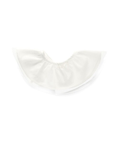 BRANSHES(ブランシェス)の「【b.+A 】金子綾/チュール付き付け襟(付け襟・キッズ・ブラック/オフホワイト・L/M)」の6枚目の写真