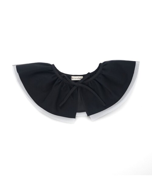 BRANSHES(ブランシェス)の「【b.+A 】金子綾/チュール付き付け襟(付け襟・キッズ・ブラック/オフホワイト・L/M)」の10枚目の写真
