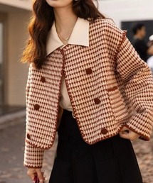 千鳥柄」に該当するノーカラージャケットファッション通販 - ZOZOTOWN