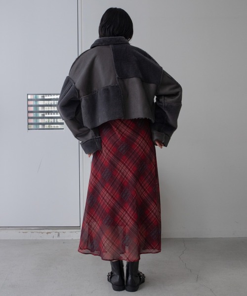 VACANCY（ヴァカンシー）の「チェックキャミワンピース（ワンピース・レディース・レッド/ブラック/ブルー・FREE）」の16枚目の写真