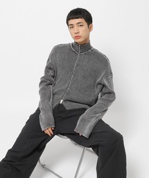 3.3 Field Trip  | 3.3 Field Trip／ピグメントZIPニット(カーディガン/ボレロ)