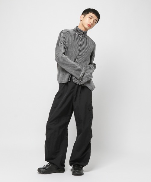 3.3 Field Trip （3.3フィールドトリップ）の「3.3 Field Trip／ピグメントZIPニット（カーディガン/ボレロ・メンズ・ブラック/ダークブラウン・MEDIUM/LARGE）」の15枚目の写真
